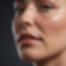Anatomy of the jowl area illustrating facial structure and skin layers