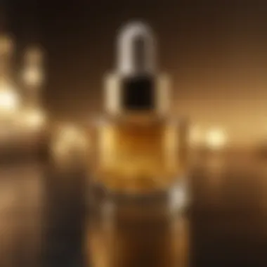 Luxurious Gold Serum Bottle