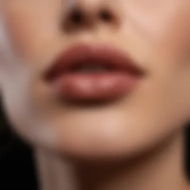Opulent Lip Color in Warm Amber Luxurious Lipstick in Warm Amber Tone