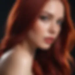 Luxurious Red Velvet Hair Color