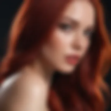 Seductive Red Velvet Hair Color Luxurious Red Velvet Hair Color