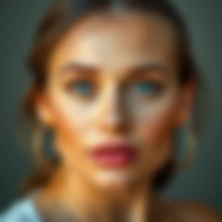 Transformative Power of Contouring and Highlighting Before and after makeup transformation showcasing contouring