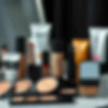 Selection of Top Contour and Highlight Products Array of contour and highlight products with swatches