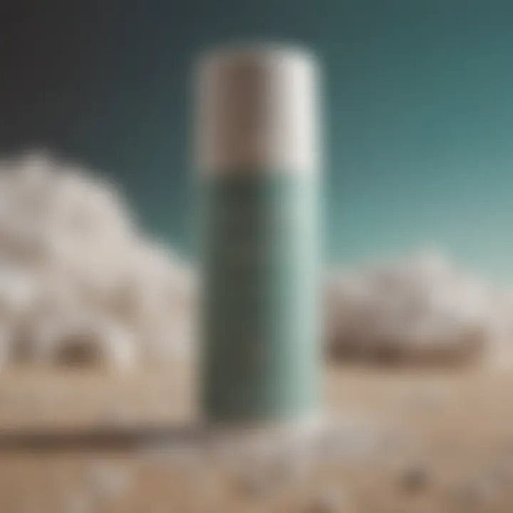 A deodorant stick with natural mineral salts