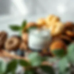 A luxurious moisturizer jar surrounded by natural ingredients