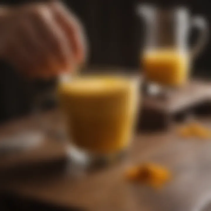 Turmeric Latte Art