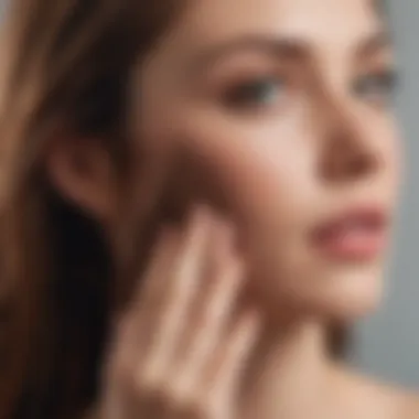 A close-up of a hand holding hair strands lost during brushing