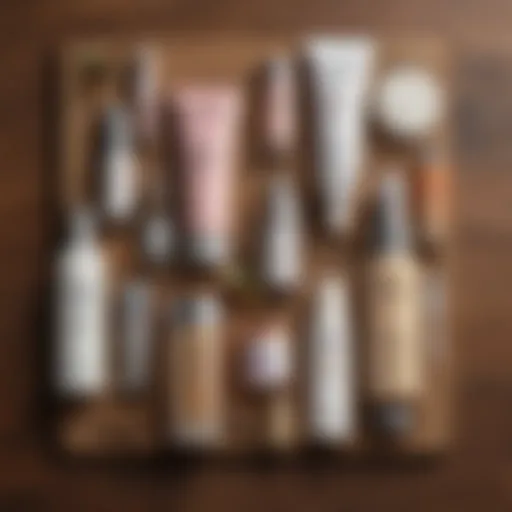 A selection of Neutrogena skincare products on a wooden surface