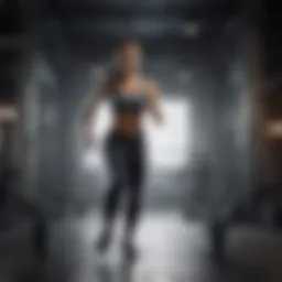 Dynamic cardio workout in action