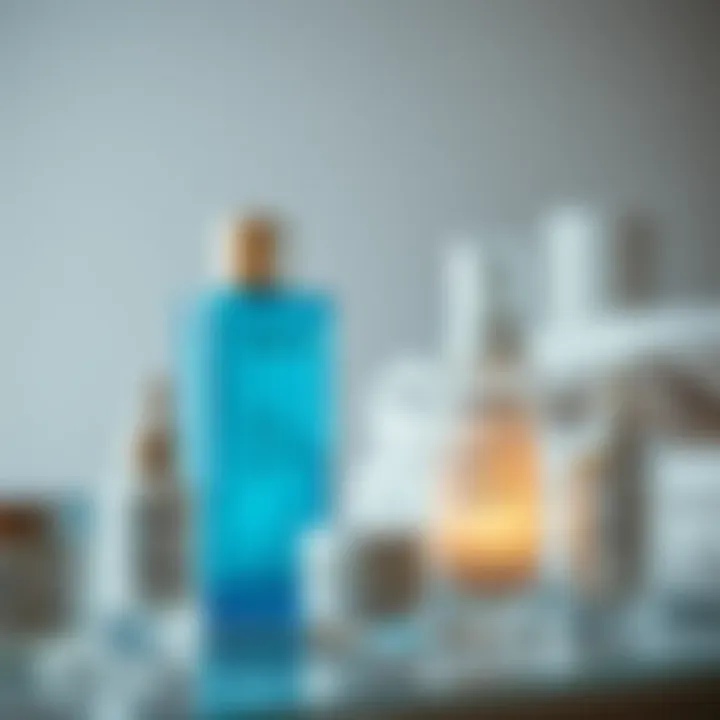 Acne treatment products display