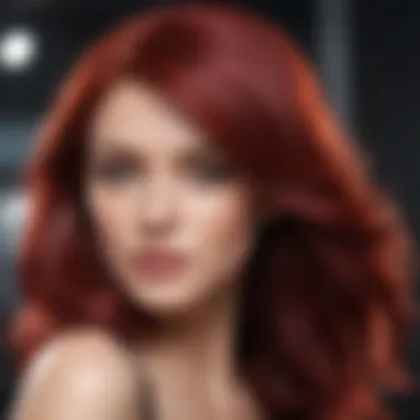 Exquisite Crimson Passion Hair Dye Opulent Crimson Passion Hair Dye