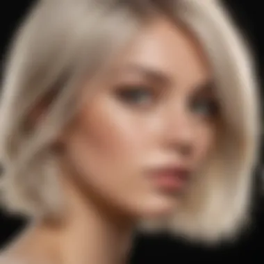 Masterful Application of Redken Icy Blonde Toner Precise Application of Redken Icy Blonde Toner