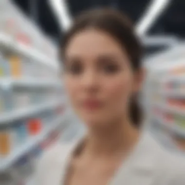 Proactiv acne treatment aisle at Walmart