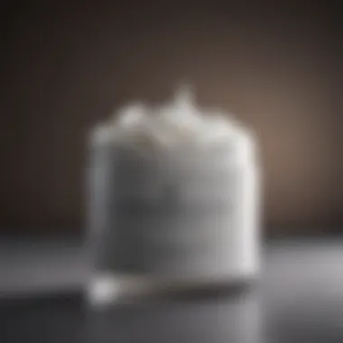 Luxurious Shaving Cream Container Luxurious shaving cream in a sophisticated container