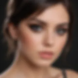 Elegant smokey eye look featuring blended shades for a sophisticated appeal