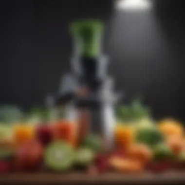 Fresh Organic Juicing Ingredients A variety of organic fruits and vegetables for juicing