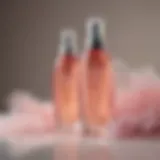 Elegant display of Sally Hansen Body Spray showcasing its unique bottle design