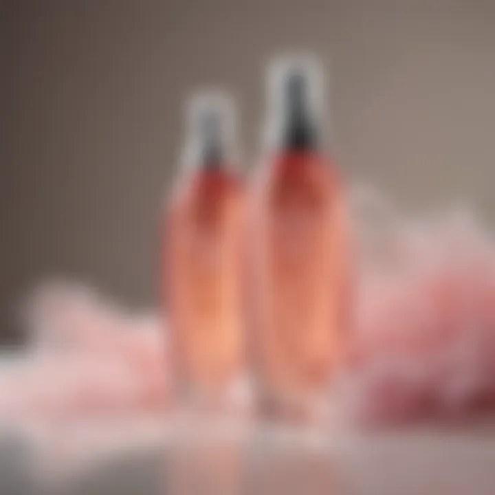 Elegant display of Sally Hansen Body Spray showcasing its unique bottle design