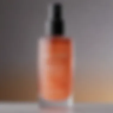 Close-up of the ingredients list highlighting the formulation of Sally Hansen Body Spray