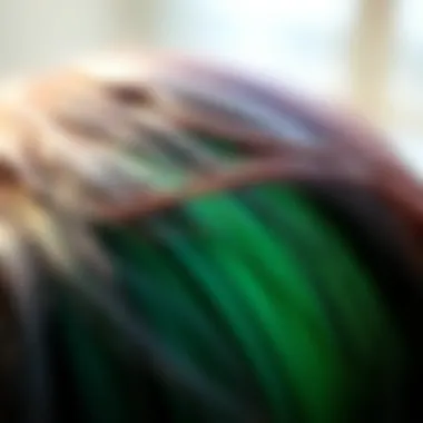 A close-up of hair strands under natural light, illustrating the science of pigmentation