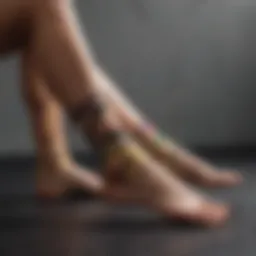 Sculpted ankle with resistance band