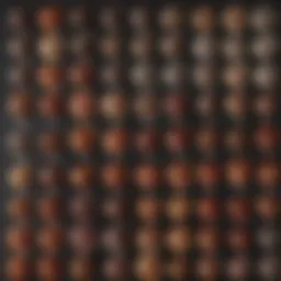 Color chart showcasing various hair dye options for bleached hair