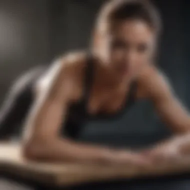 Core-Strengthening Plank for a Tighter Midsection Athlete performing plank exercise