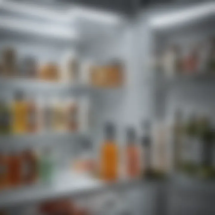 Skincare Fridge showcasing Organic Beauty Products