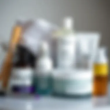 Curated Skincare Selection Selection of skincare products for oily skin