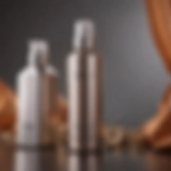 Sleek Amika Shampoo Packaging with Elegant Metallic Accents