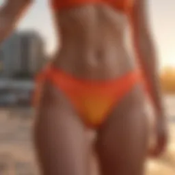 Sunset Glow High-Rise Bikini Bottoms