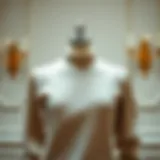 Luxurious fitted cashmere sweater displayed on elegant background