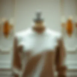 Luxurious fitted cashmere sweater displayed on elegant background