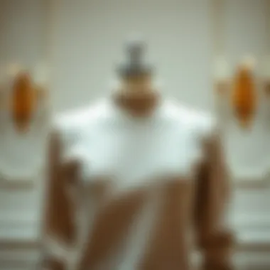 Luxurious fitted cashmere sweater displayed on elegant background