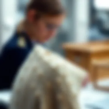 Illustration of sustainable cashmere sourcing practices