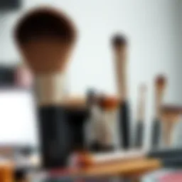 Brushes and tools for makeup application
