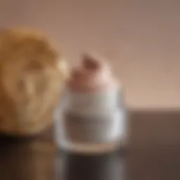 Close-up of a luxurious nail cream jar