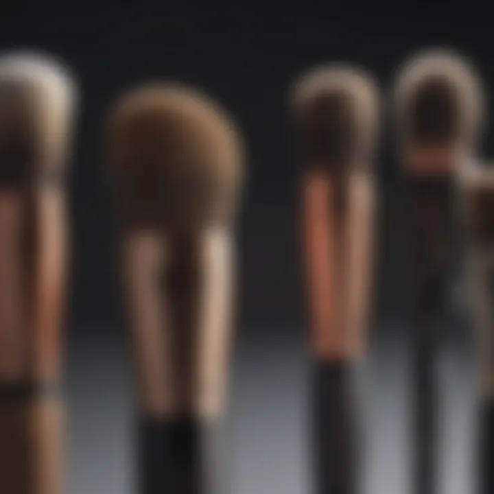 Comparison chart of top contour brushes