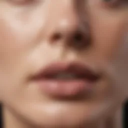 A close-up of CC cream texture showing its smooth consistency