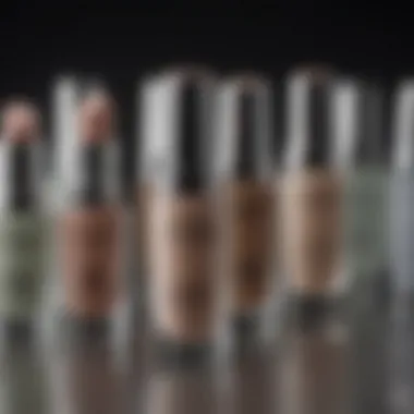 Diverse Primers for Flawless Makeup A close-up of various primers in elegant packaging