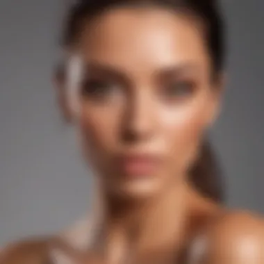 An elegant display of application techniques for self-tanning mousse