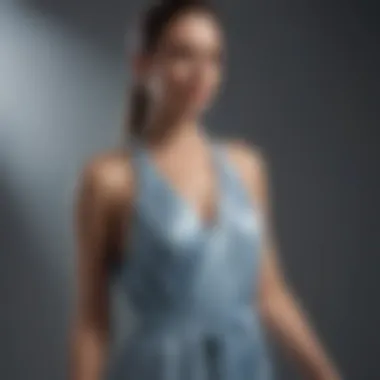 Innovative Fabrics in Modern Night Gown Styles Contemporary night gown dress highlighting modern fabric choices