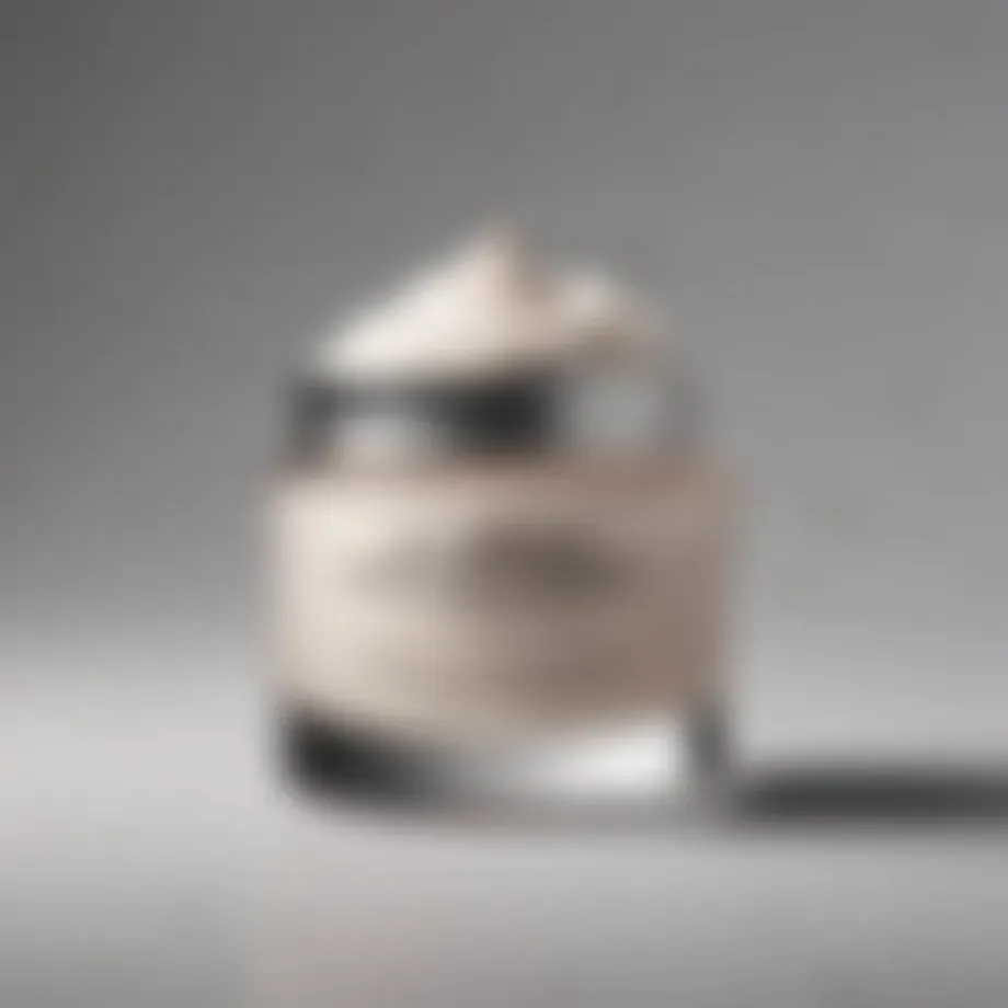 Close-up of squalane moisturizer texture