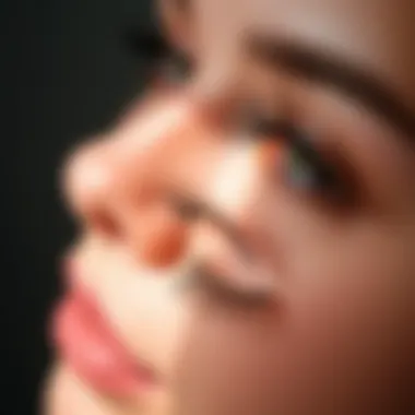 Different materials used for false eyelashes displayed aesthetically