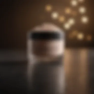 Luxurious Loose Powder Container Luxurious loose powder in a sleek container