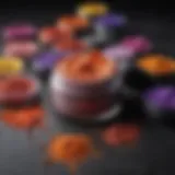 Colorful dip powder assortment