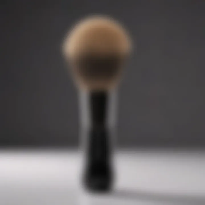 Luxurious brush crafted from high-quality materials