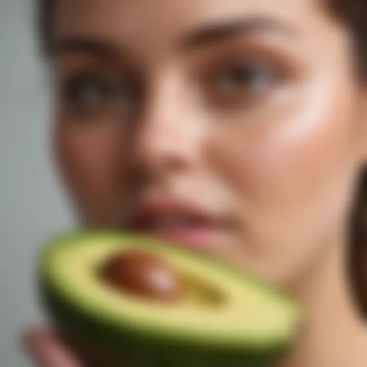 Avocado as a powerful skin-clearing food