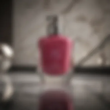 Elegant Nail Polish Bottle on Marble Surface