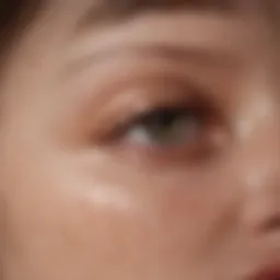 A close-up of BB cream texture showcasing its smooth consistency.